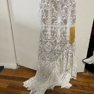 Bronx and Banco Tiffany Blanc White Dress Size XL